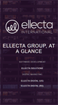 Mobile Screenshot of ellecta.com